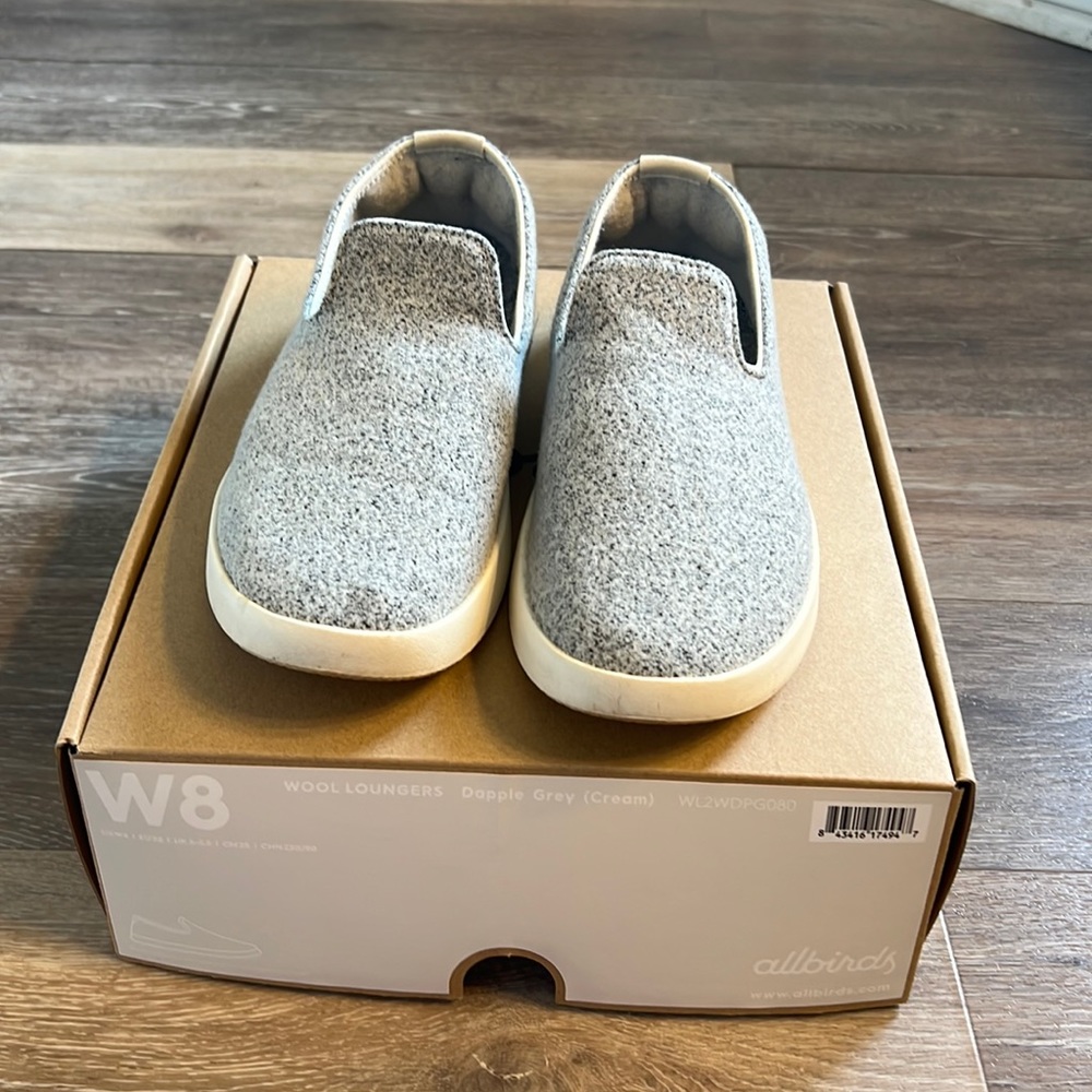Women’s wool loungers Dapple Grey Size 8.  Only worn a handful of times.